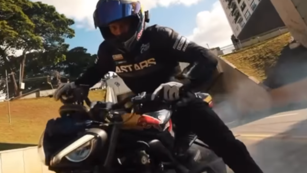 Vídeo: Manobras radicais no coração de Goiânia marcam ação da Red Bull para MotoGP