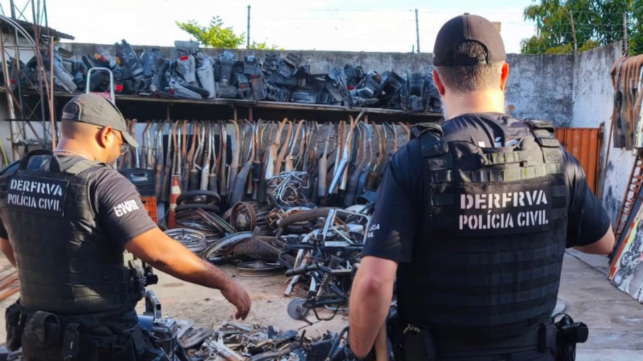 Polícia Civil deflagra operação contra quadrilha que enviava motos roubadas de Goiás para Bahia
