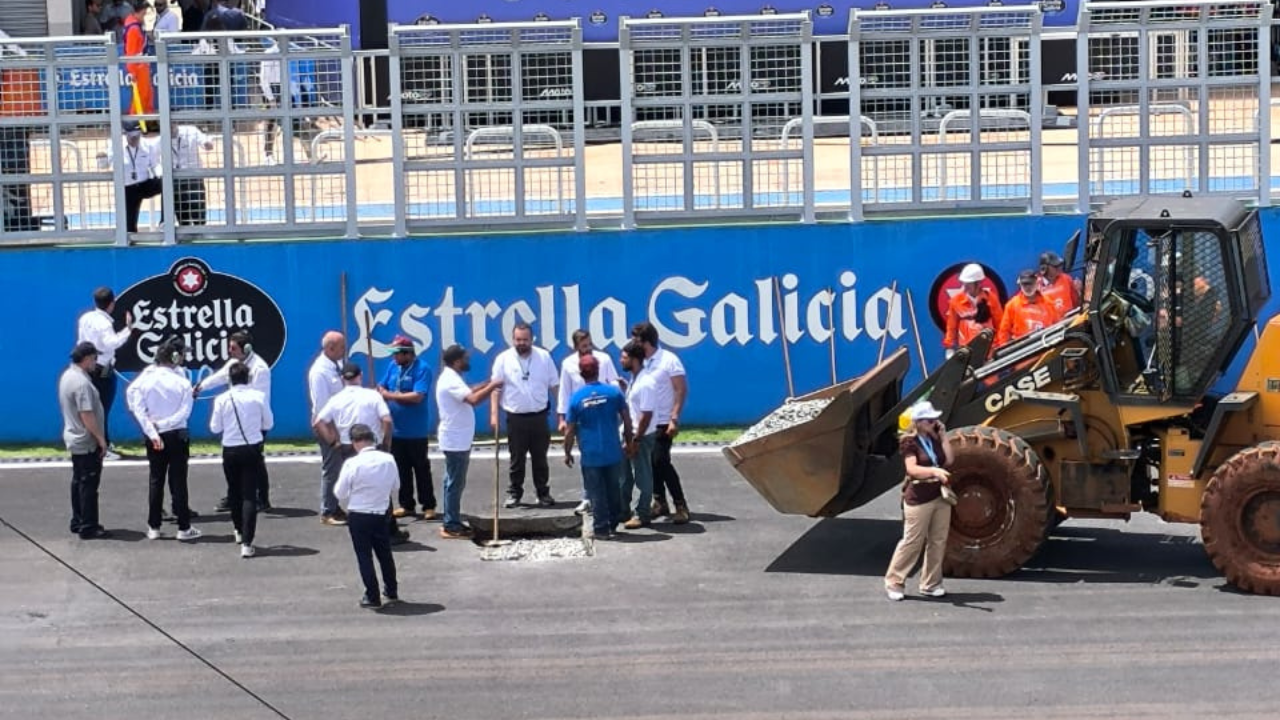 Problema na pista do autódromo atrasa programação do MotoGP em Goiânia
