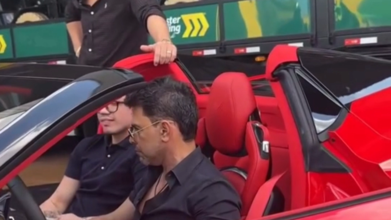 Zezé Di Camargo compra Corvette Stingray de R$ 1,5 milhão e testa carro ao lado de Zé Neto; veja vídeo