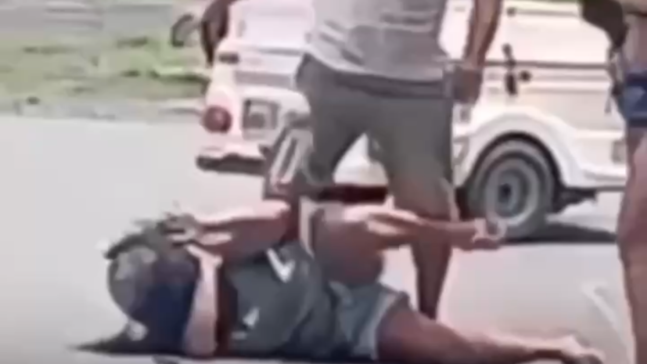 Mulher é agredida pelo marido após confrontar amante; veja vídeo