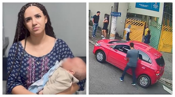 Mãe do bebê de dois meses levado em carro roubado relata desespero