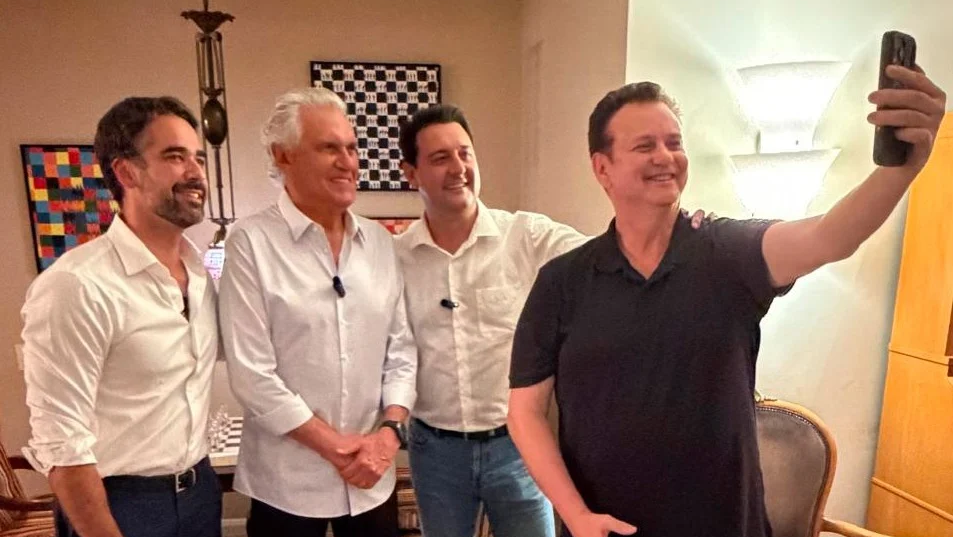 Caiado se reúne com Kassab em SP; PSD definirá candidato à Presidência até o fim do mês
