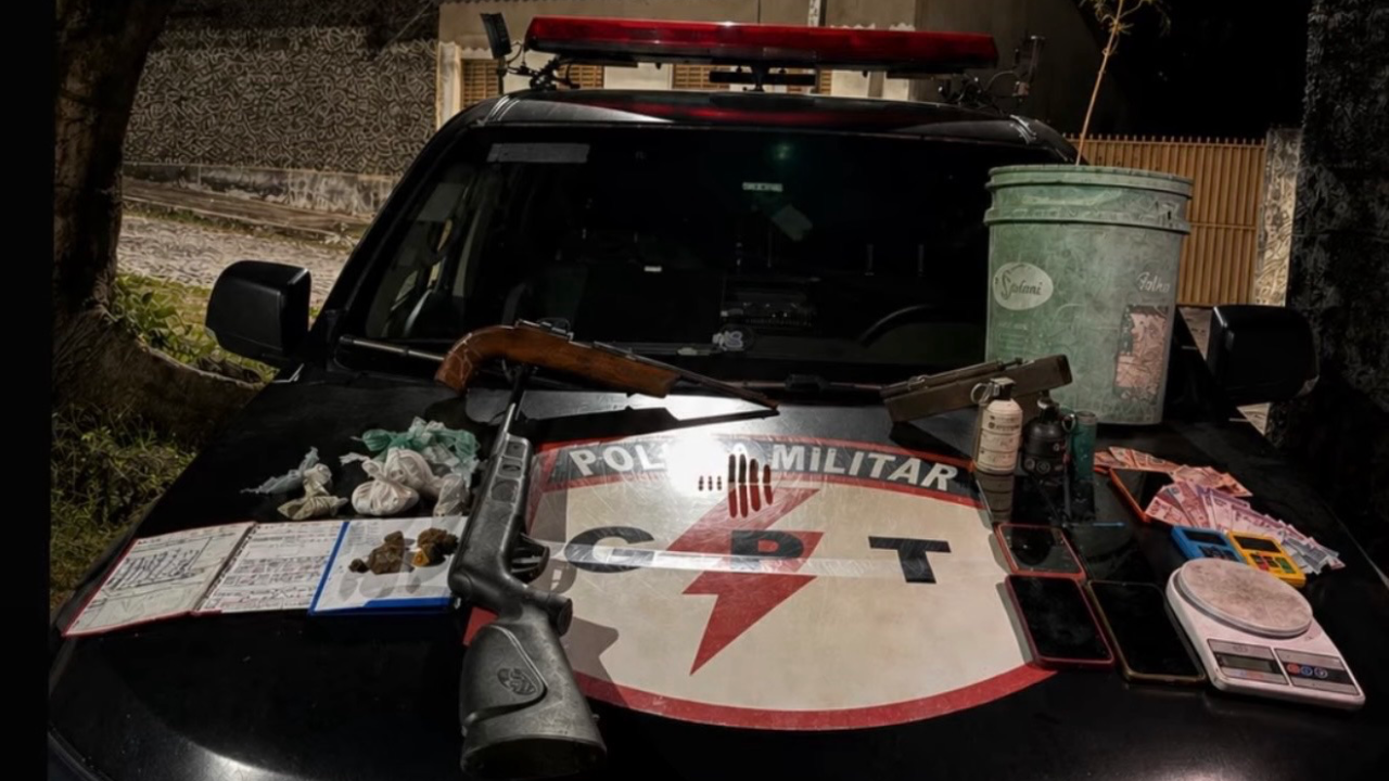 Polícia apreende armas, drogas e artefatos explosivos em operação em Posse (GO)