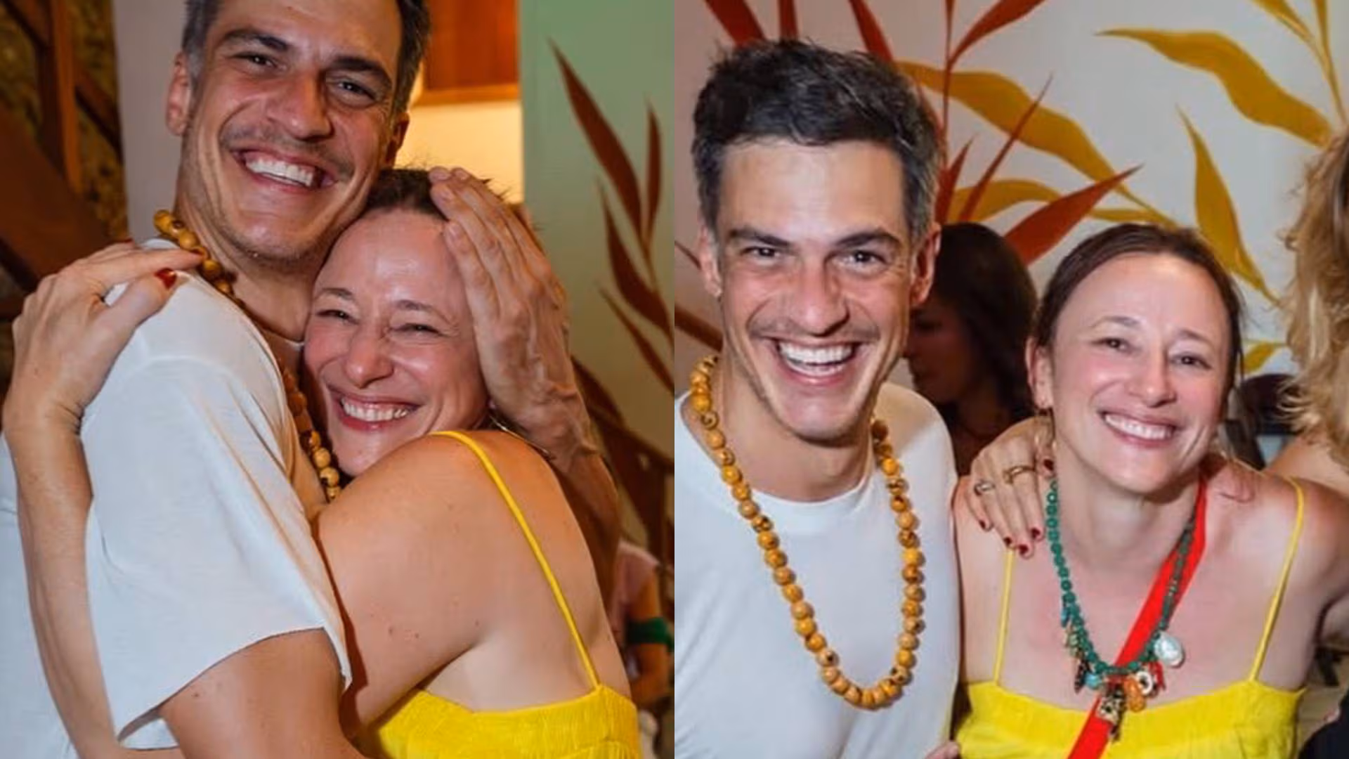 Ex-casal, Mateus Solano e Paula Braun celebram juntos aniversário em clima leve no Rio