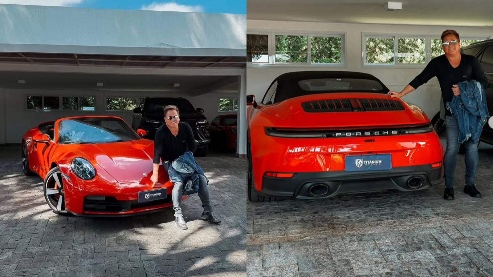 Leonardo presenteia Poliana Rocha com Porsche de R$ 1,3 milhão em Goiânia