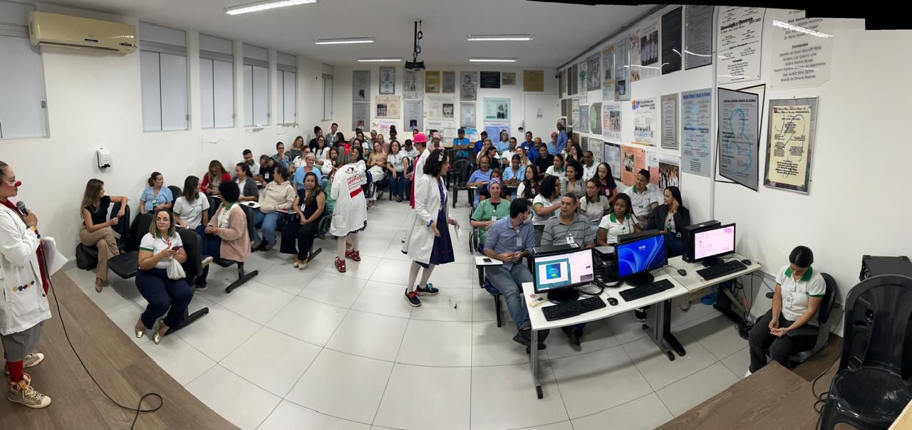 Gentileza e alegria marcam momento de integração entre colaboradores no HEMU