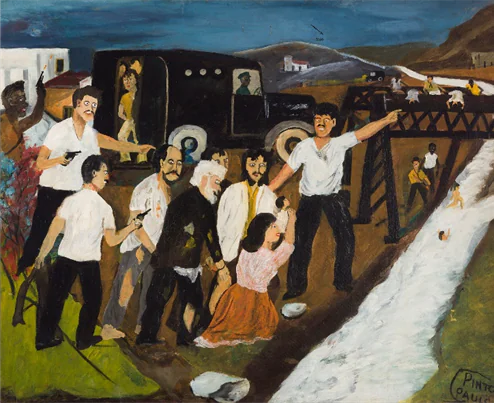 Mostra na Pinacoteca revela obra crítica e violenta de Paulo Pedro Leal