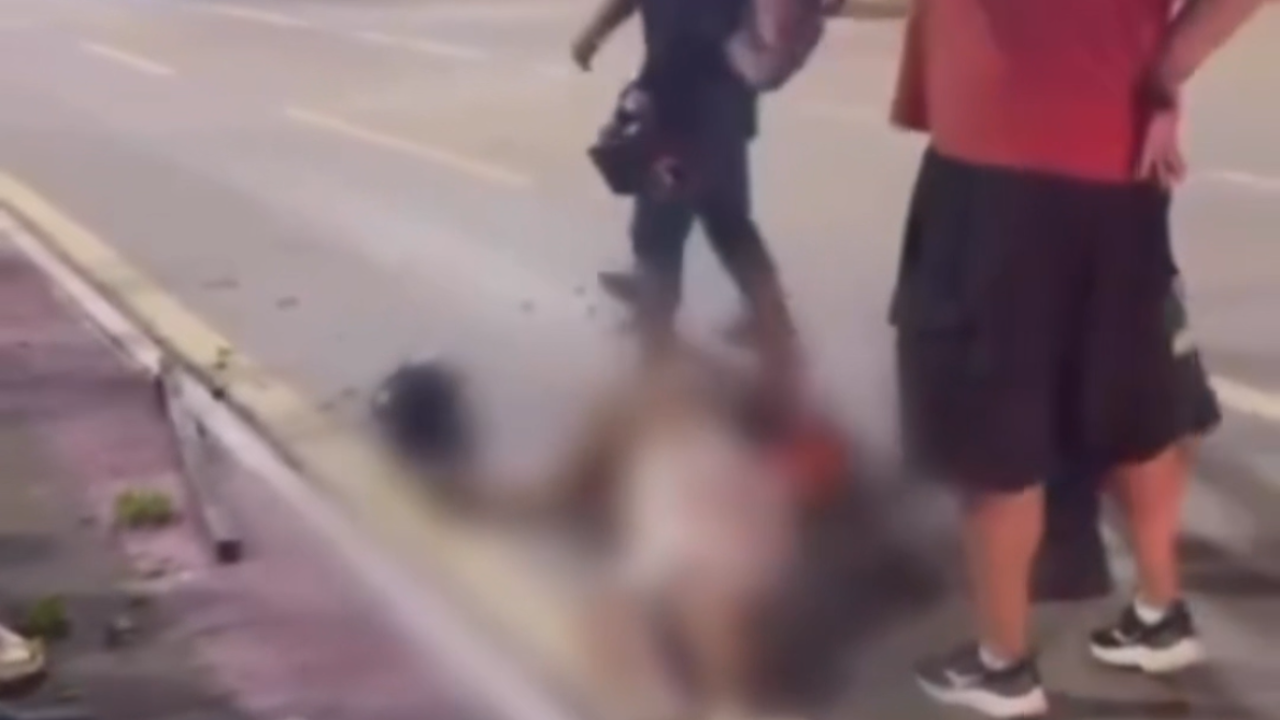 Vídeo: Motociclista de 32 anos morre após acidente na Avenida Castelo Branco em Goiânia