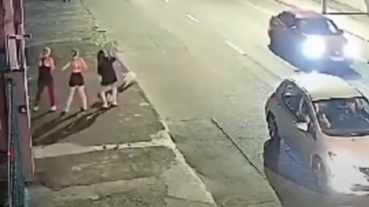 Vídeo: Pitbull salta de veículo e avança contra mulheres em via pública