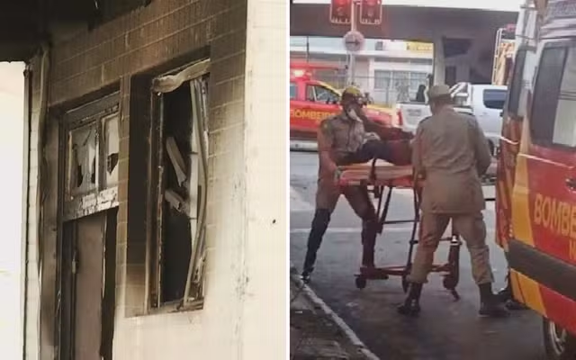 Mulher morre em incêndio dentro de banheiro no Mercado Aberto de Goiânia