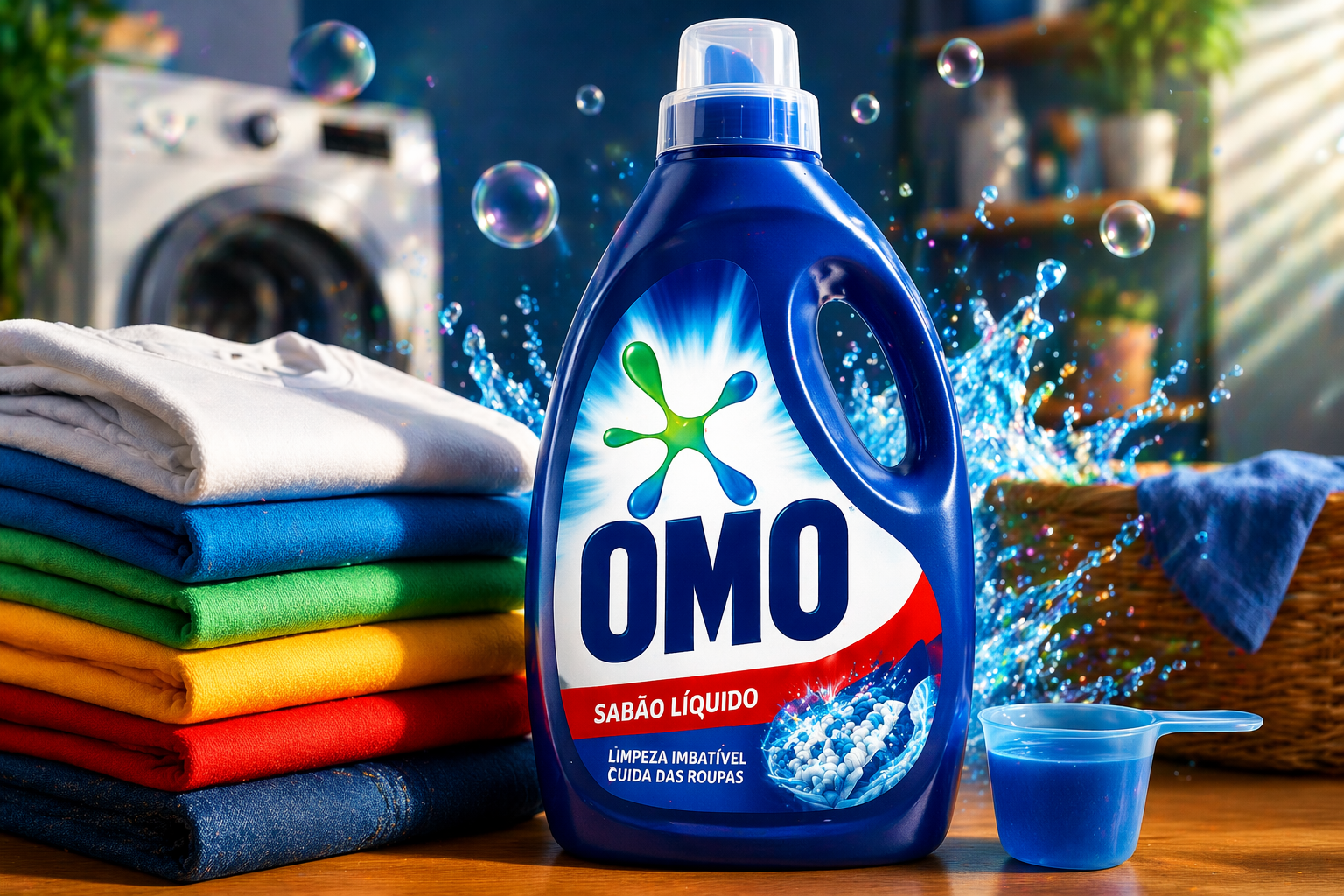 Sabão Líquido Omo: Eficiência e Cuidado na Lavagem