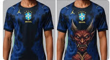 Polêmica sobre novo uniforme 2 da seleção brasileira mobiliza redes após suposta “figura demoníaca” no padrão