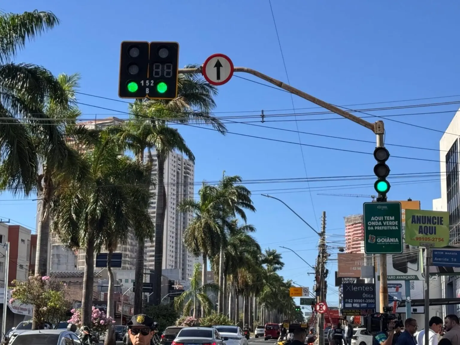 Com Onda Verde, deslocamento fica até 30% mais rápido em Goiânia, aponta prefeitura