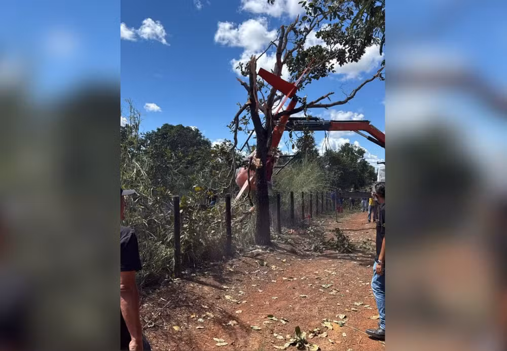 Helicóptero de Henrique e Juliano cai em fazenda no Tocantins com pai da dupla no comando