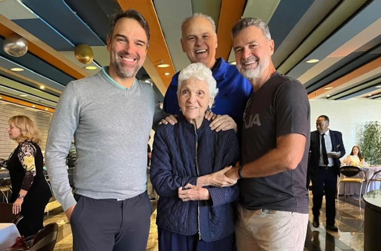 Dona Janira, mãe de Tadeu e Oscar Schmidt, morre aos 92 anos