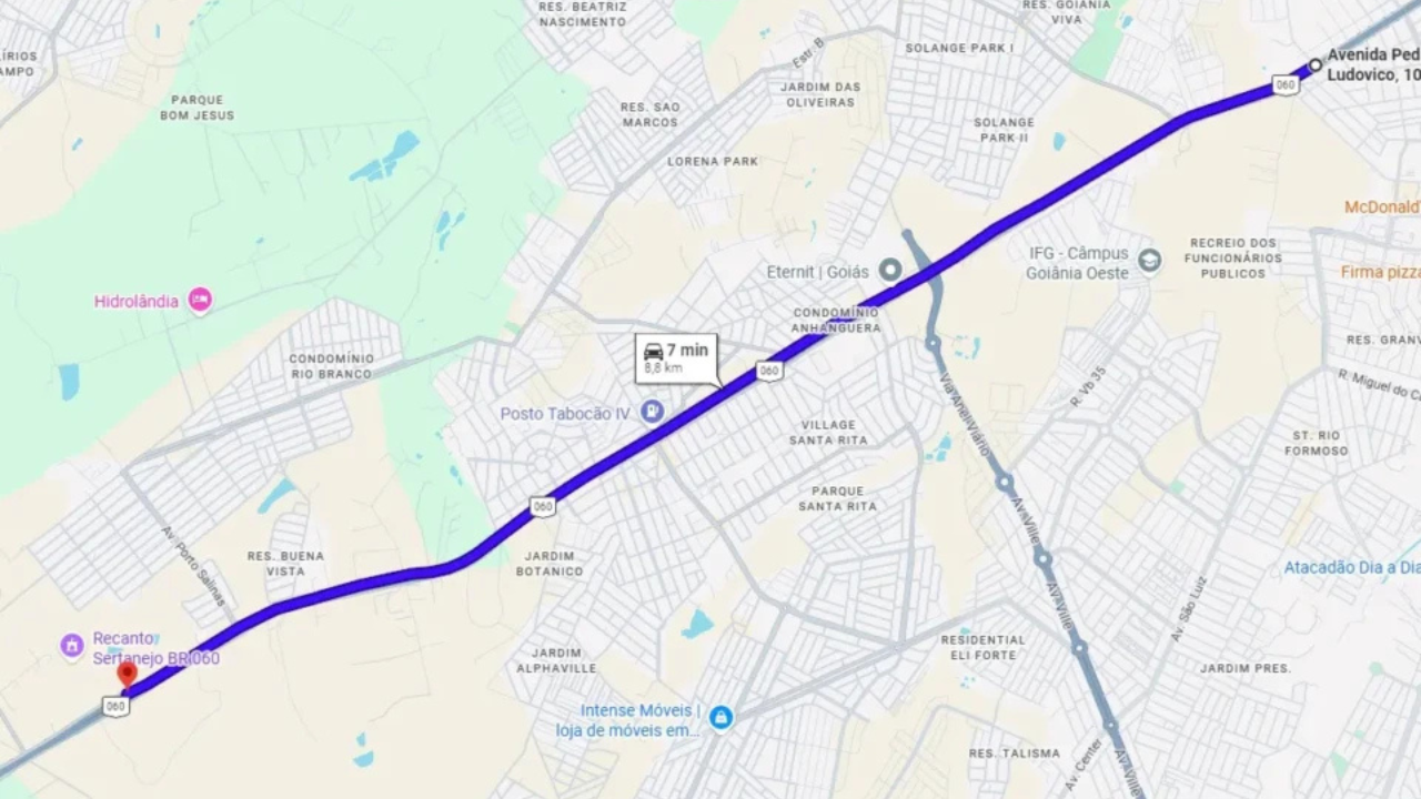 BR-060 em Goiânia terá novo limite de 60 Km/h entre rua do petróleo e buena vista a partir de segunda-feira (11/05)