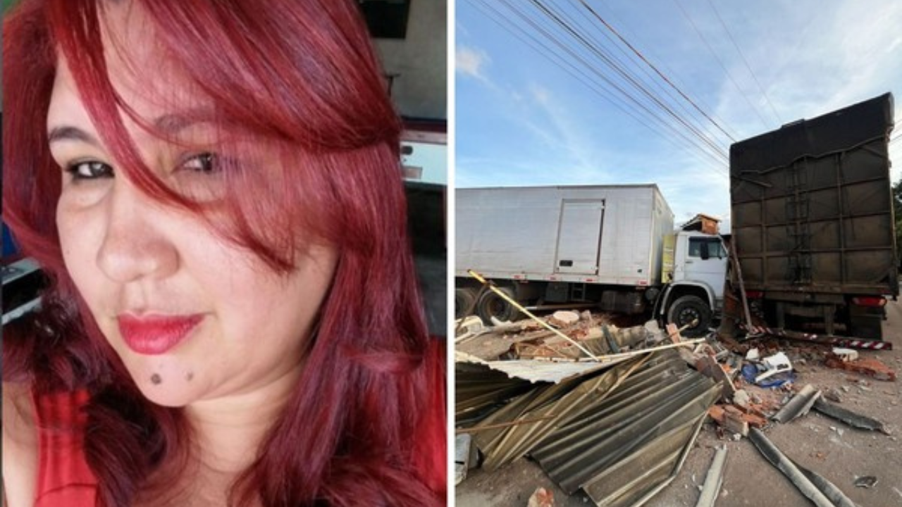 Dona de bar salva bebê de 4 meses antes de morrer em acidente com caminhão em Anápolis
