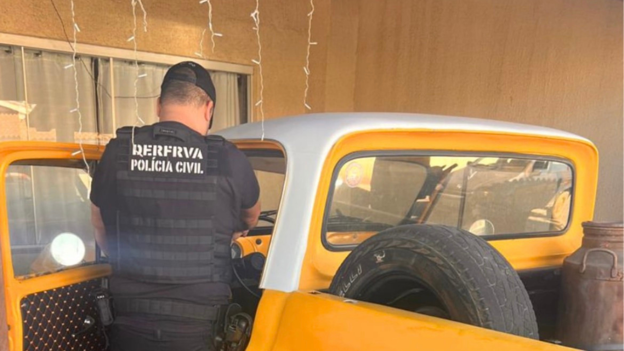 Polícia apreende caminhonete de R$ 120 mil com sinais adulterados em Aparecida de Goiânia