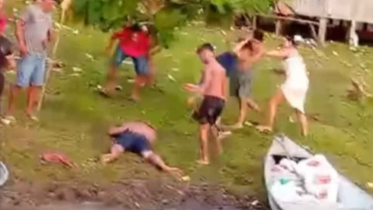 Briga em festa de Dia das Mães termina em tumulto e correria; assista ao vídeo