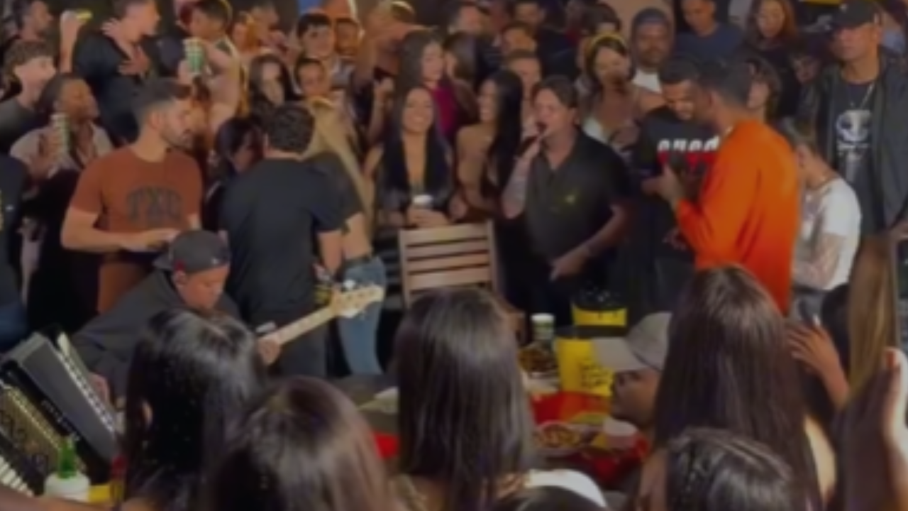 Vídeo: Hungria participa de gravação de clipe em bar na região norte de Goiânia