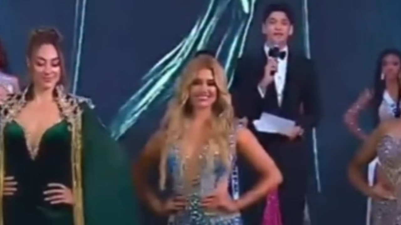 Vídeo: Miss Brasileira sofre queda durante final do miss eco international, mas fica entre as cinco melhores
