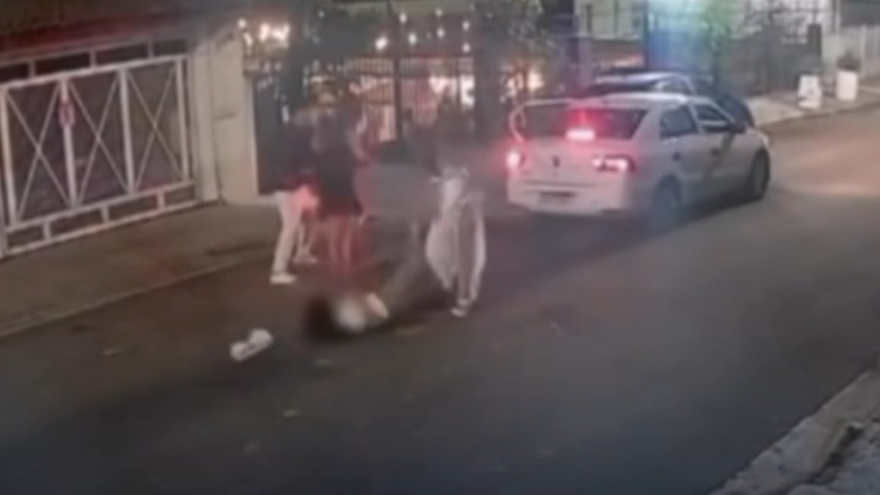 Mulher é agredida por convidados de festa de casamento ao buscar ajuda; assista ao vídeo
