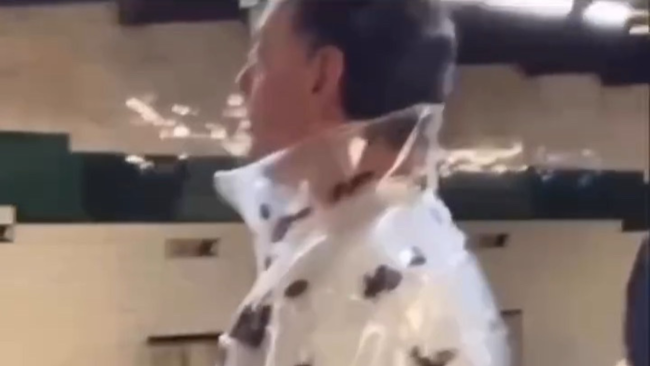 Homem usa casaco transparente com baratas vivas em metrô e vídeo viraliza