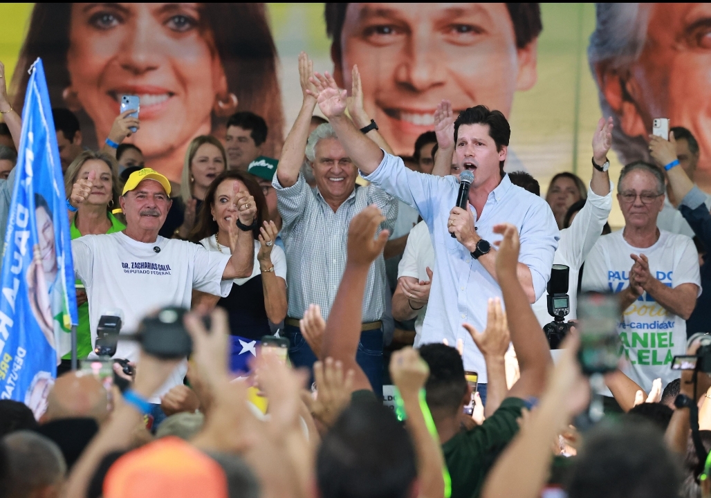 Daniel e Caiado reúnem multidão e lideranças do Sudoeste: "Vitória no primeiro turno"