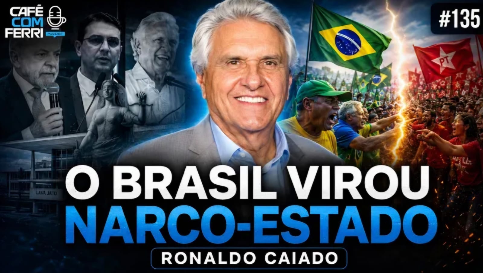 Maiores multinacionais do governo Lula são PCC e Comando Vermelho, facções que comandam narcotráfico no mundo, aponta Caiado