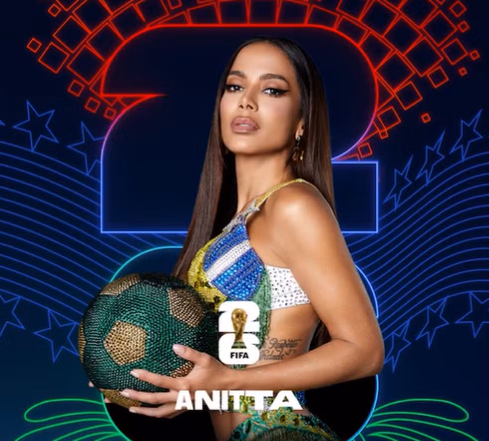 Anitta é confirmada pela Fifa na abertura da Copa do Mundo de 2026
