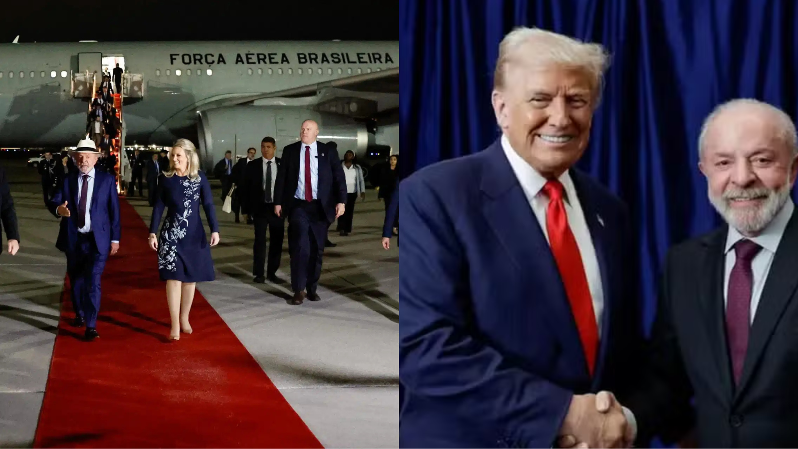 Vídeo: Lula desembarca em Washington para reunião com Trump na Casa Branca nesta quinta (7)