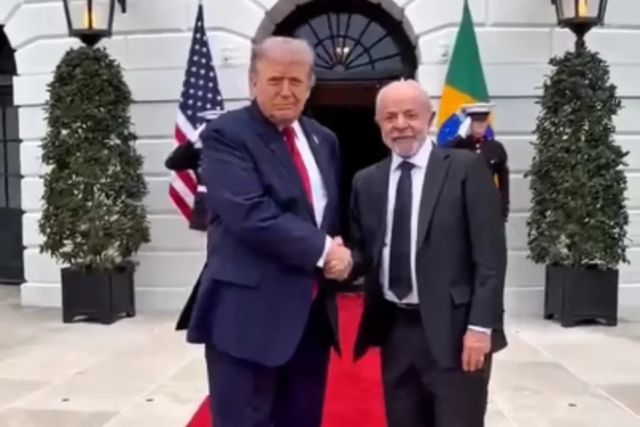 Trump e Lula se reúnem na Casa Branca para tratar de comércio e segurança