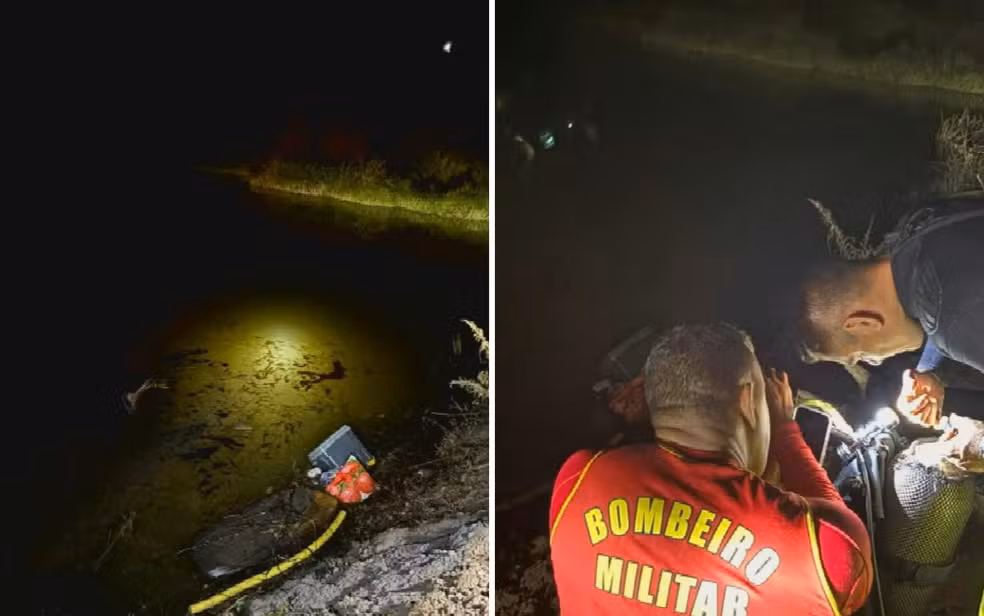 Seis pessoas morrem após carro cair em lago de condomínio em Alexânia