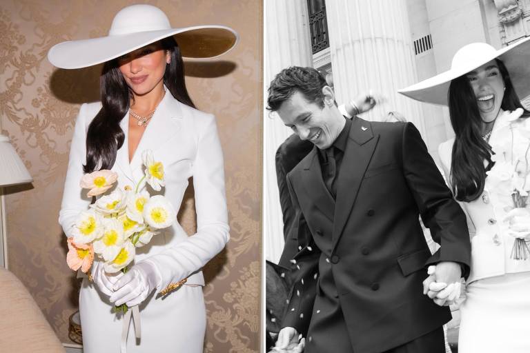 Casamento de Dua Lipa e Callum Turner transforma Palermo em palco de festa milionária