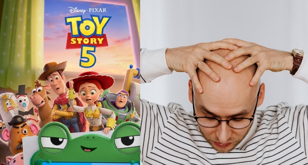 Calvos ganham ingresso gratuito para “Toy Story 5” em promoção de rede de cinemas