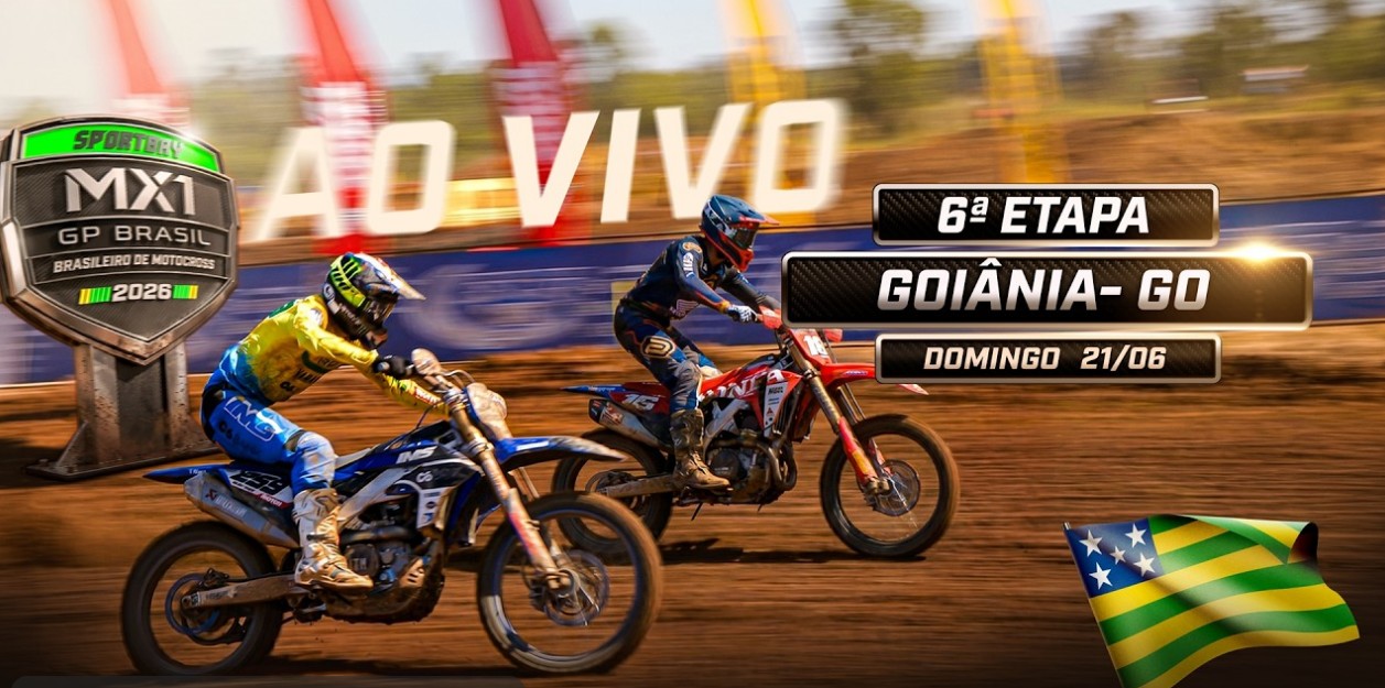 🔴AO VIVO: 6ª Etapa Sportbay MX1 GP Brasil 2026 em Goiânia | Domingo