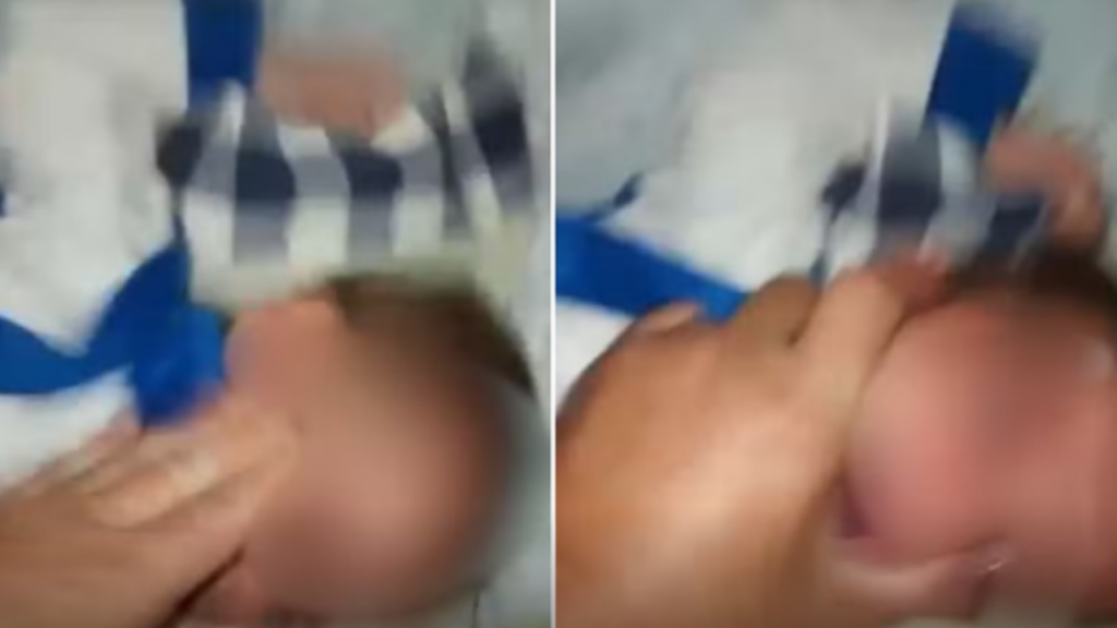 Vídeo: Mãe é presa após gravar agressões contra bebê e enviar vídeo ao pai atrás de pensão
