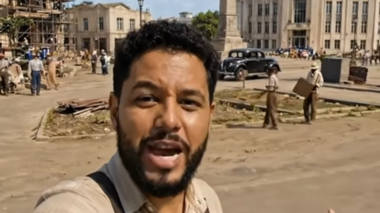 Vídeo: Goiânia de 1942 ganha vida em vídeo criado com inteligência artificial