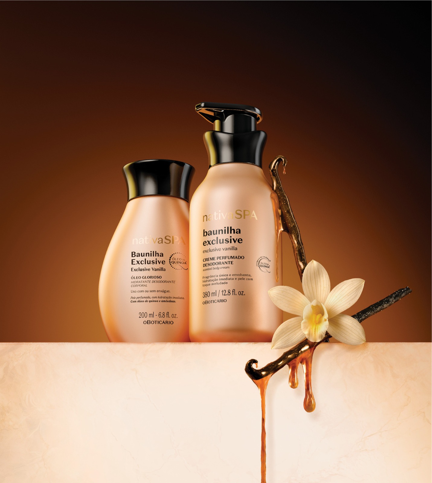 O Boticário atende desejo e resgata a baunilha com Nativa SPA Baunilha Exclusive