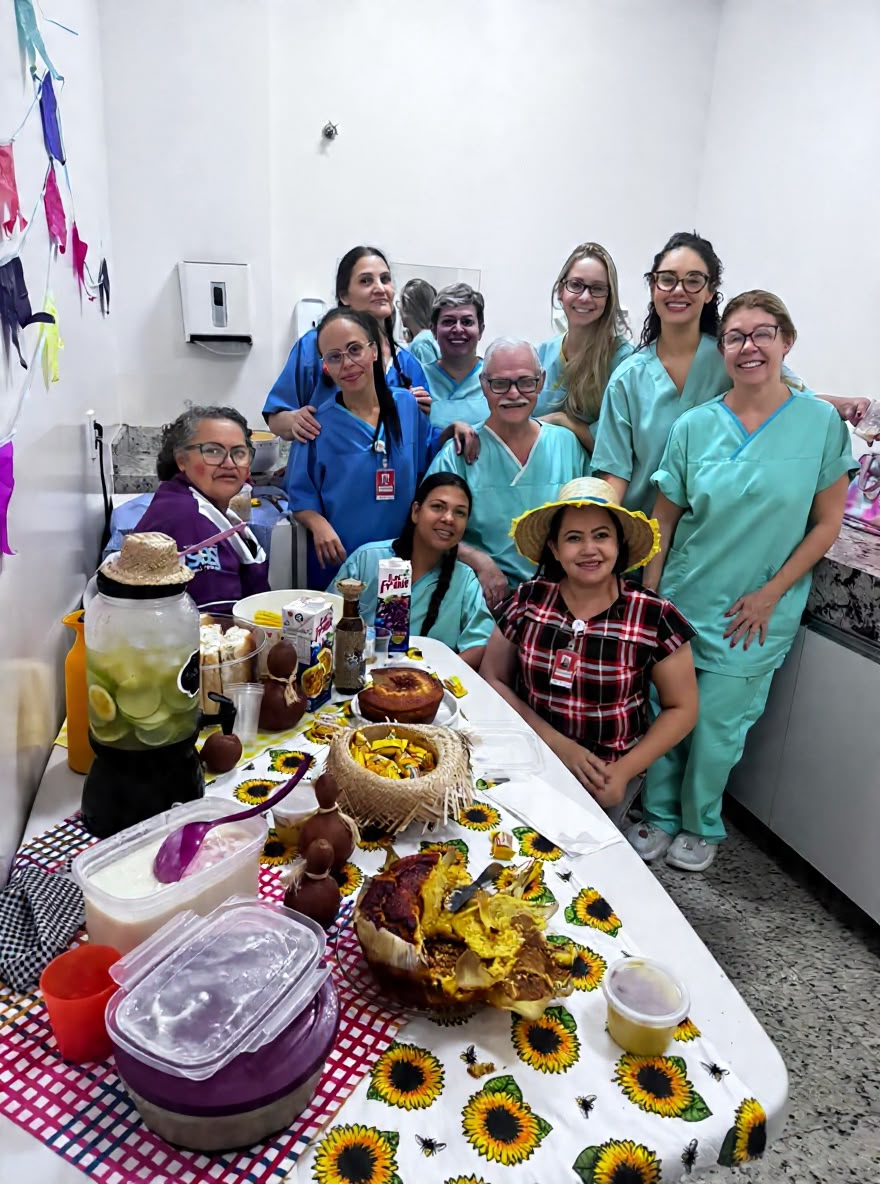 Centro de Parto Normal do HMMCC realiza café junino com integração entre equipes