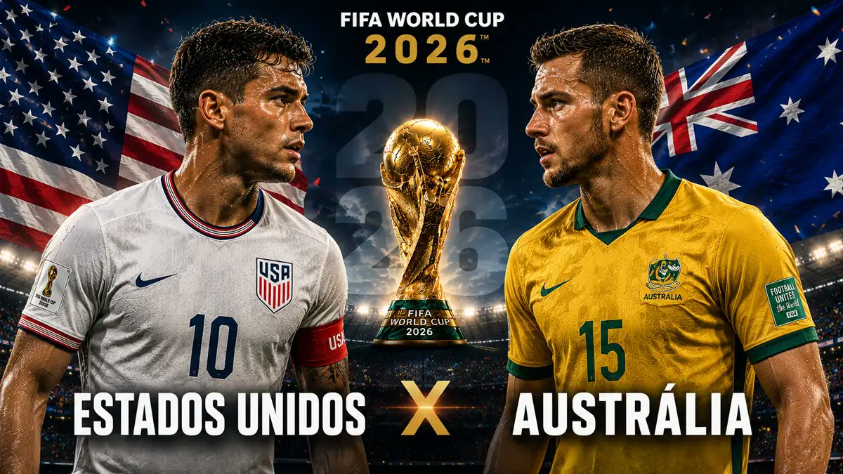 Estados Unidos e Austrália disputam liderança do Grupo D em confronto direto na Copa do Mundo