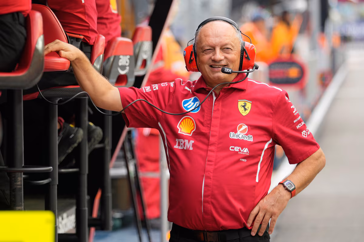 Ferrari informa ausência de Fred Vasseur no GP de Mônaco após exames médicos