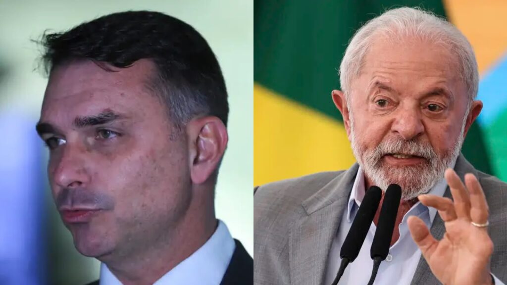 Vídeo: Flávio Bolsonaro critica Lula por ataques a Marco Rubio e diz que diálogo é o caminho