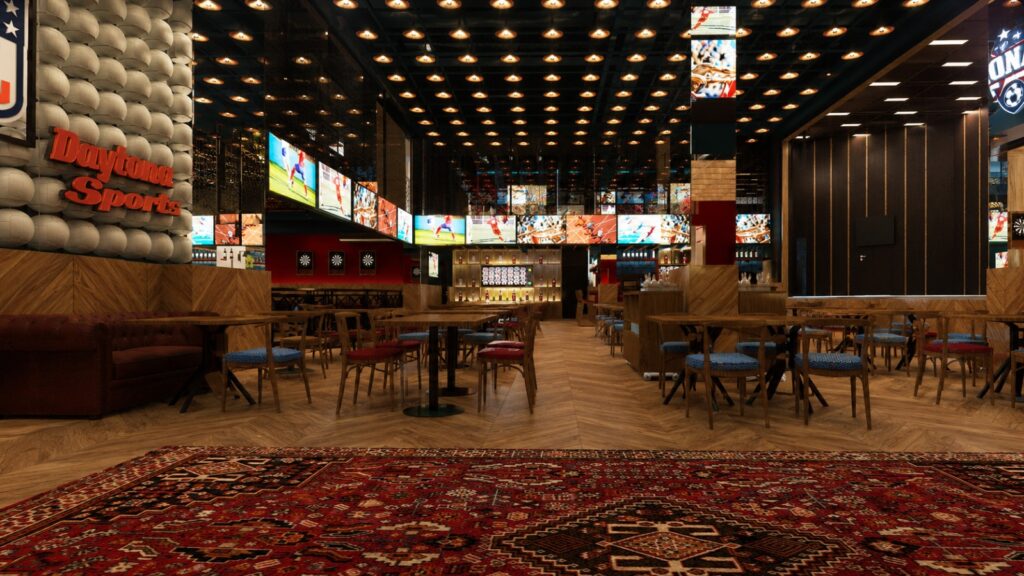 Bar inspirado nos tradicionais sports bars dos EUA abre em Goiânia com 48 telas e dois telões para transmissões simultâneas
