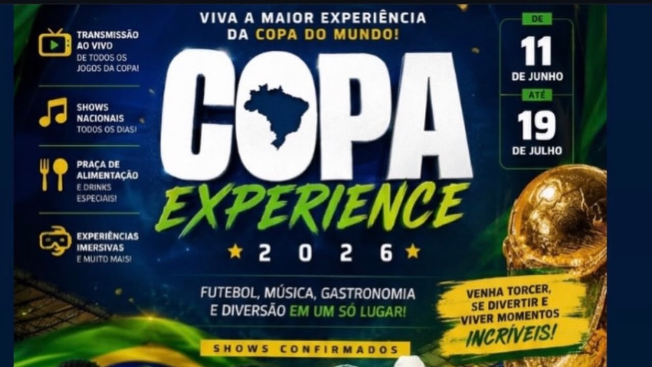 Vídeo: Copa Experience 2026 reúne Emicida, Mano Brown e Marina Sena em Goiânia durante o Mundial