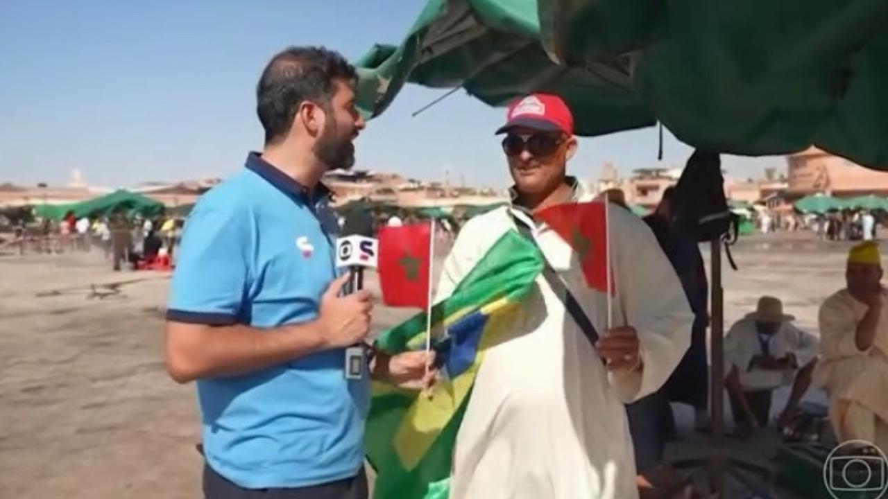 Torcedores do Marrocos provocam Brasil com 7 a 1 em Marrakesh: "Chora não, Neymar"; assista ao vídeo
