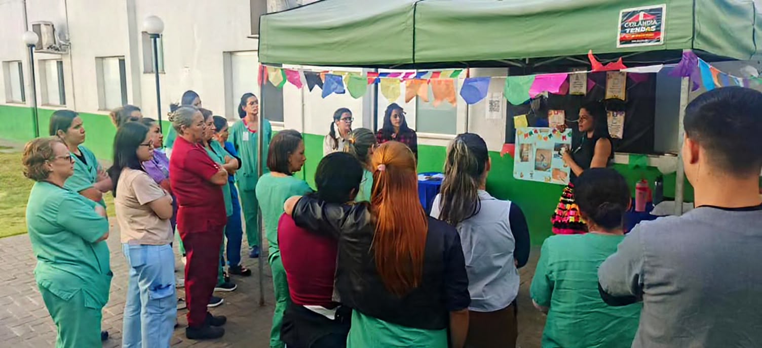 Hospital Estadual de Luziânia faz ‘Arraiá da CCIH’ para prevenir infecção de corrente sanguínea