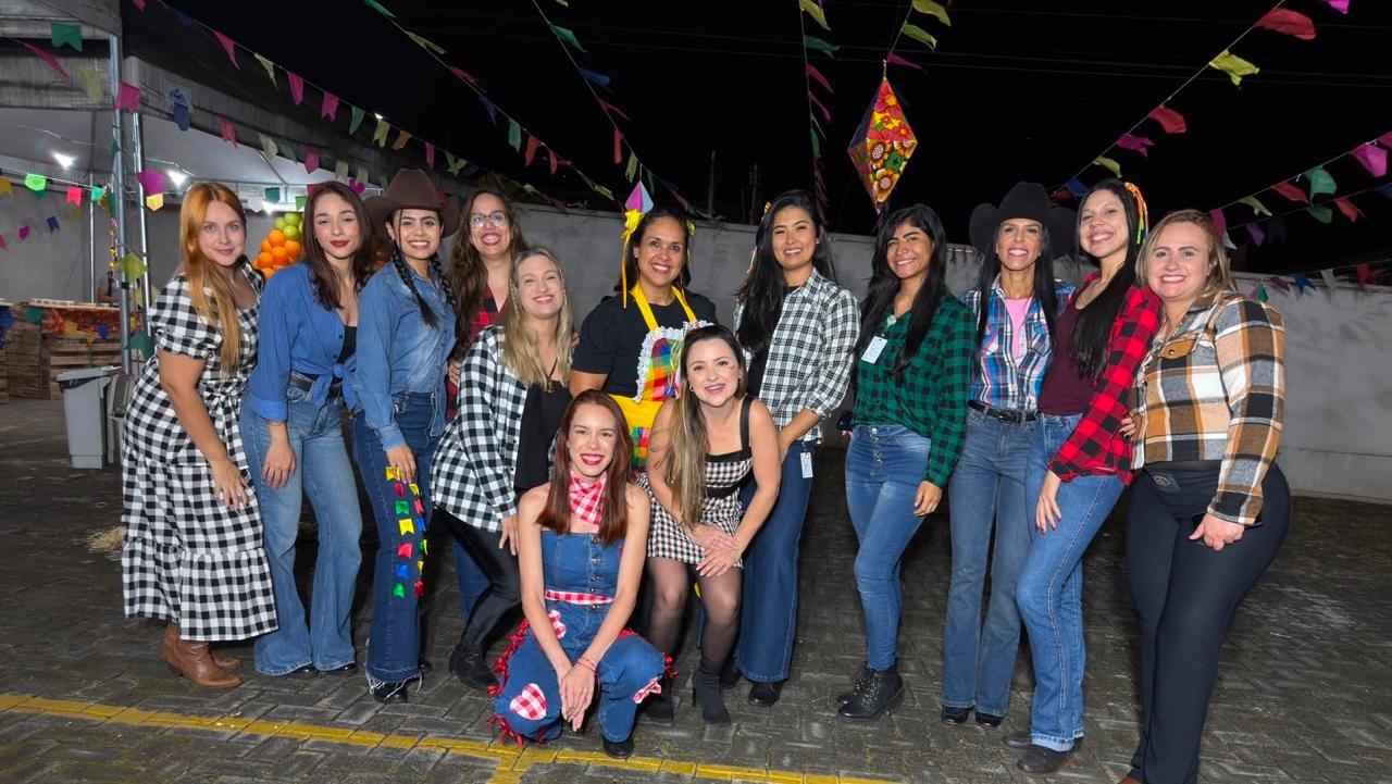 Maternidade Dona Iris celebra 14 anos com festa junina para profissionais
