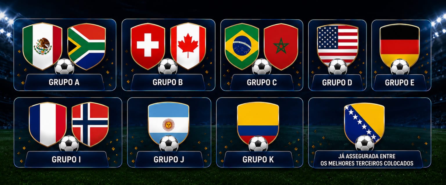 Copa 2026 define primeiros classificados e desenha caminho do mata-mata